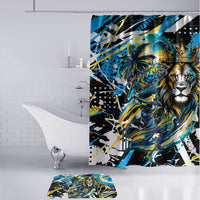 Saint Lucia Kings Cricket Bathroom Set Born To Lead Caribbean Cricket Graffiti Splash Art