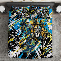 Saint Lucia Kings Cricket Bedding Set Born To Lead Caribbean Cricket Graffiti Splash Art