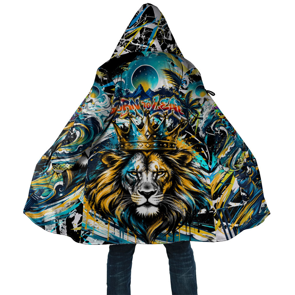 Saint Lucia Kings Cricket Cloak Born To Lead Caribbean Cricket Graffiti Splash Art