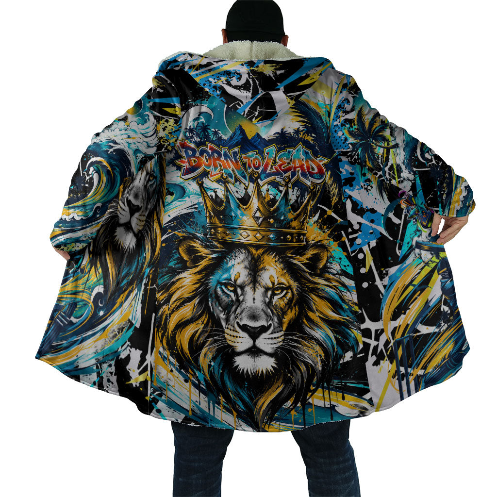 Saint Lucia Kings Cricket Cloak Born To Lead Caribbean Cricket Graffiti Splash Art