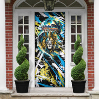 Saint Lucia Kings Cricket Door Cover Born To Lead Caribbean Cricket Graffiti Splash Art
