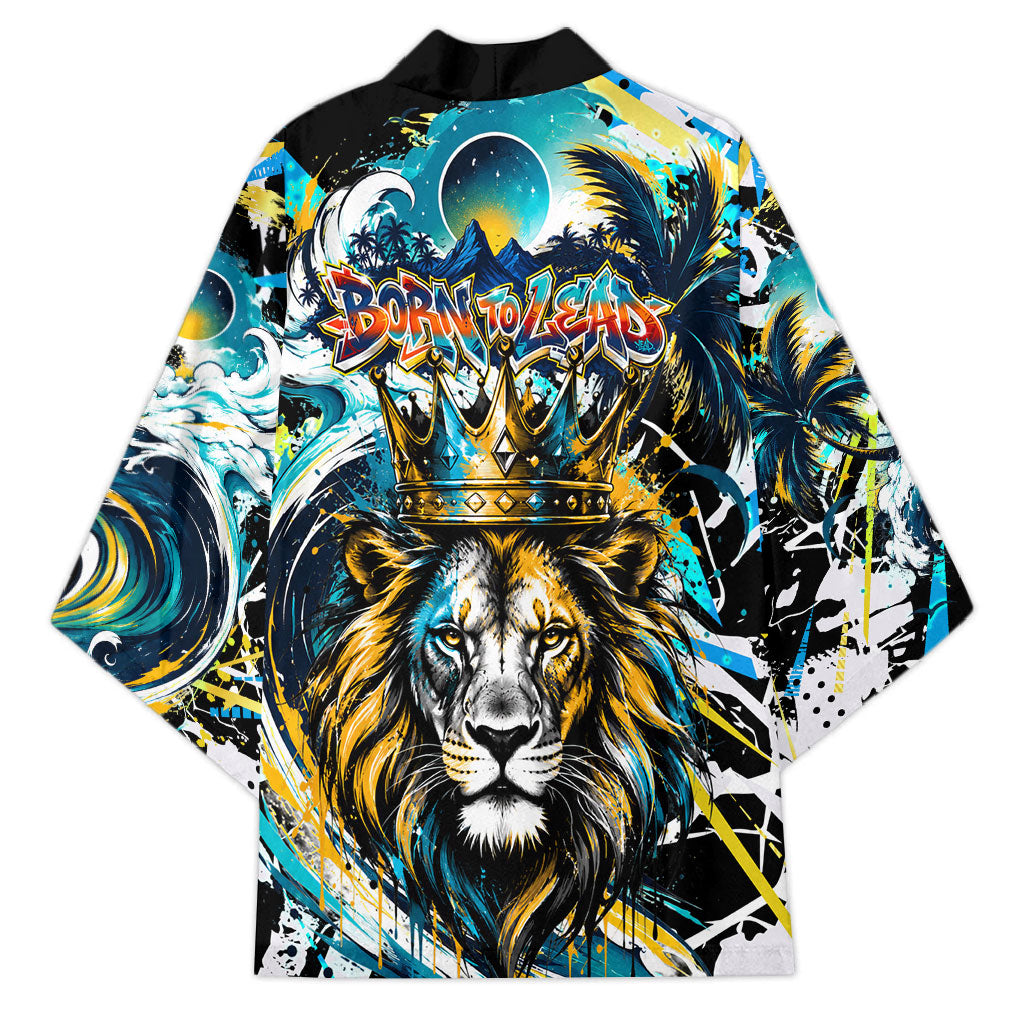 Saint Lucia Kings Cricket Kimono Born To Lead Caribbean Cricket Graffiti Splash Art