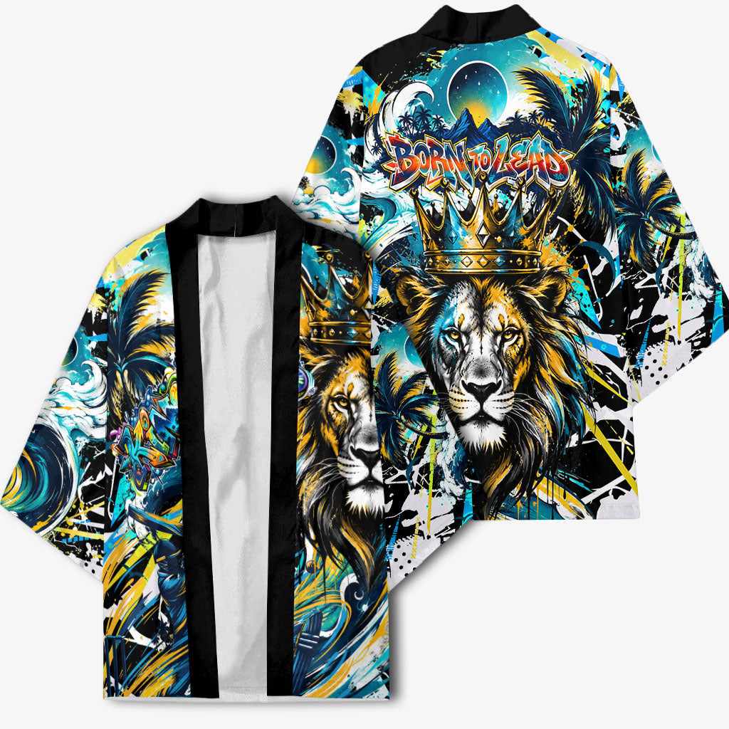 Saint Lucia Kings Cricket Kimono Born To Lead Caribbean Cricket Graffiti Splash Art