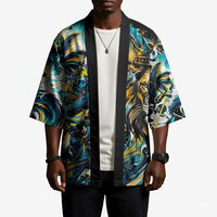 Saint Lucia Kings Cricket Kimono Born To Lead Caribbean Cricket Graffiti Splash Art