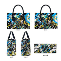 Saint Lucia Kings Cricket Leather Bag Born To Lead Caribbean Cricket Graffiti Splash Art