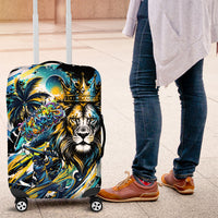 Saint Lucia Kings Cricket Luggage Cover Born To Lead Caribbean Cricket Graffiti Splash Art