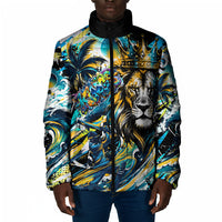 Saint Lucia Kings Cricket Padded Jacket Born To Lead Caribbean Cricket Graffiti Splash Art