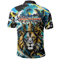 Saint Lucia Kings Cricket Polo Shirt Born To Lead Caribbean Cricket Graffiti Splash Art
