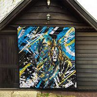 Saint Lucia Kings Cricket Quilt Born To Lead Caribbean Cricket Graffiti Splash Art