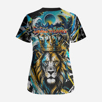 Saint Lucia Kings Cricket Scrub Top Born To Lead Caribbean Cricket Graffiti Splash Art