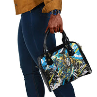 Saint Lucia Kings Cricket Shoulder Handbag Born To Lead Caribbean Cricket Graffiti Splash Art