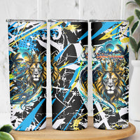 Saint Lucia Kings Cricket Skinny Tumbler Born To Lead Caribbean Cricket Graffiti Splash Art
