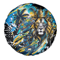Saint Lucia Kings Cricket Spare Tire Cover Born To Lead Caribbean Cricket Graffiti Splash Art