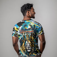 Saint Lucia Kings Cricket T shirt Born To Lead Caribbean Cricket Graffiti Splash Art