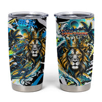 Saint Lucia Kings Cricket Tumbler Cup Born To Lead Caribbean Cricket Graffiti Splash Art