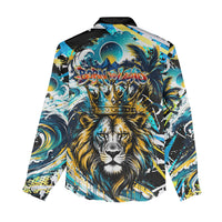 Saint Lucia Kings Cricket Women Casual Shirt Born To Lead Caribbean Cricket Graffiti Splash Art