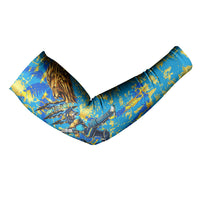 Saint Lucia Cricket Arm Sleeves Kings Lion Unstoppable Mascot Art