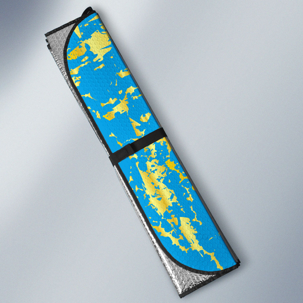 Saint Lucia Cricket Auto Sun Shade Kings Lion Unstoppable Mascot Art