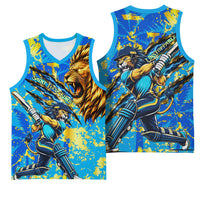 Saint Lucia Cricket Basketball Jersey Kings Lion Unstoppable Mascot Art