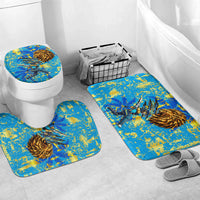 Saint Lucia Cricket Bathroom Set Kings Lion Unstoppable Mascot Art