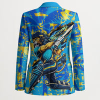 Saint Lucia Cricket Blazer Kings Lion Unstoppable Mascot Art
