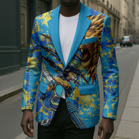 Saint Lucia Cricket Blazer Kings Lion Unstoppable Mascot Art