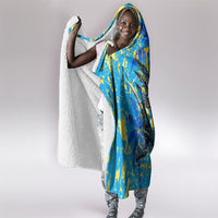 Saint Lucia Cricket Hooded Blanket Kings Lion Unstoppable Mascot Art