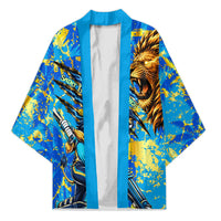 Saint Lucia Cricket Kimono Kings Lion Unstoppable Mascot Art