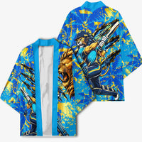 Saint Lucia Cricket Kimono Kings Lion Unstoppable Mascot Art
