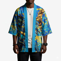 Saint Lucia Cricket Kimono Kings Lion Unstoppable Mascot Art