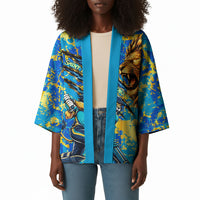 Saint Lucia Cricket Kimono Kings Lion Unstoppable Mascot Art