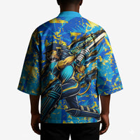 Saint Lucia Cricket Kimono Kings Lion Unstoppable Mascot Art