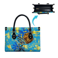 Saint Lucia Cricket Leather Bag Kings Lion Unstoppable Mascot Art