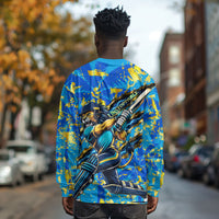 Saint Lucia Cricket Long Sleeve Shirt Kings Lion Unstoppable Mascot Art