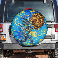 Saint Lucia Cricket Spare Tire Cover Kings Lion Unstoppable Mascot Art