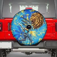 Saint Lucia Cricket Spare Tire Cover Kings Lion Unstoppable Mascot Art