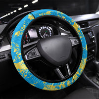 Saint Lucia Cricket Steering Wheel Cover Kings Lion Unstoppable Mascot Art