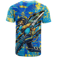 Saint Lucia Cricket T shirt Kings Lion Unstoppable Mascot Art