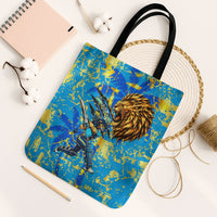 Saint Lucia Cricket Tote Bag Kings Lion Unstoppable Mascot Art