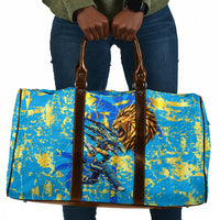 Saint Lucia Cricket Travel Bag Kings Lion Unstoppable Mascot Art
