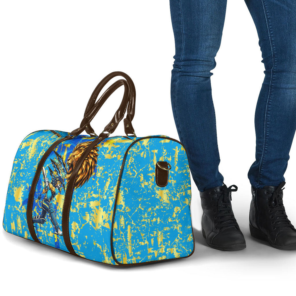 Saint Lucia Cricket Travel Bag Kings Lion Unstoppable Mascot Art