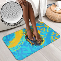 Saint Lucia Kings Cricket Bathroom Set Crowned Lion And Parrot Half Style