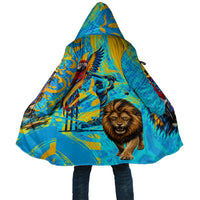 Saint Lucia Kings Cricket Cloak Crowned Lion And Parrot Half Style