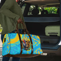 Saint Lucia Kings Cricket Travel Bag Crowned Lion And Parrot Half Style