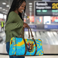 Saint Lucia Kings Cricket Travel Bag Crowned Lion And Parrot Half Style