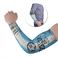 El Diez Argentina GOAT 10 Football Arm Sleeves Goat Mascot King Crown Graffiti Art