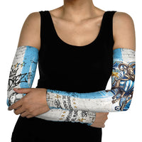 El Diez Argentina GOAT 10 Football Arm Sleeves Goat Mascot King Crown Graffiti Art