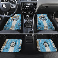 El Diez Argentina GOAT 10 Football Car Mats Goat Mascot King Crown Graffiti Art