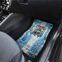 El Diez Argentina GOAT 10 Football Car Mats Goat Mascot King Crown Graffiti Art