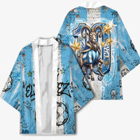 El Diez Argentina GOAT 10 Football Kimono Goat Mascot King Crown Graffiti Art